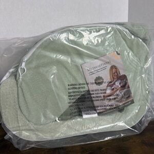 My Brest Friend Super Deluxe Nursing Pillow - Enhanced Comfort -Light Green